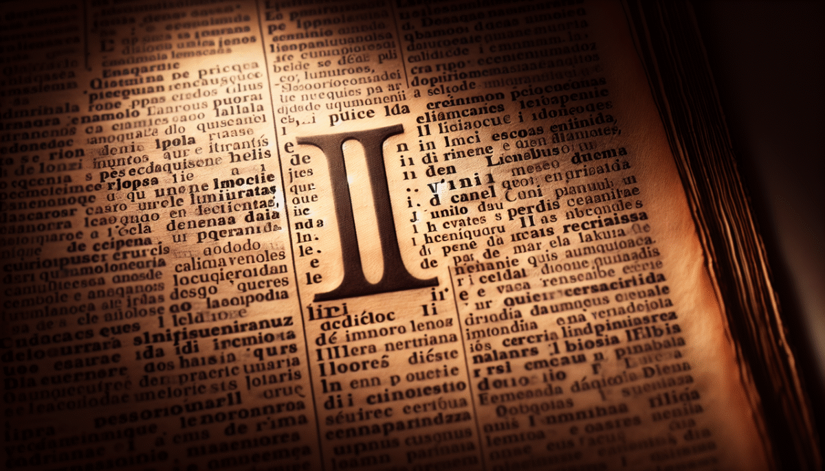 Mot espagnol commençant par I sur une page de dictionnaire vintage.