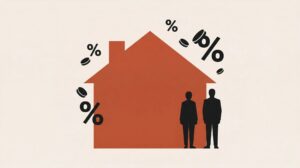 Clés d'une maison posées sur un dossier de succession chez le notaire