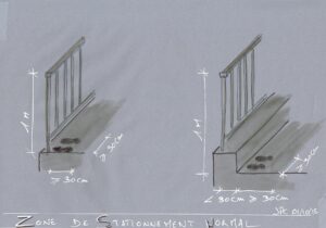 Garde corps en aluminium et verre installé sur le balcon d'une maison